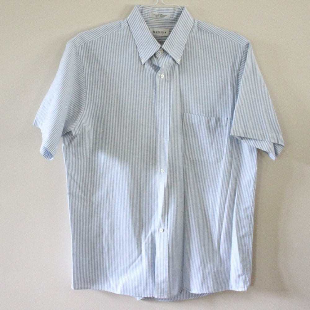Van Heusen Short Sleeve Button-Down Shirt
